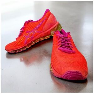 ASICS GEL-Quantum 360 Women’s Size 9.5 Neon Coral Pink Running Sneakers
